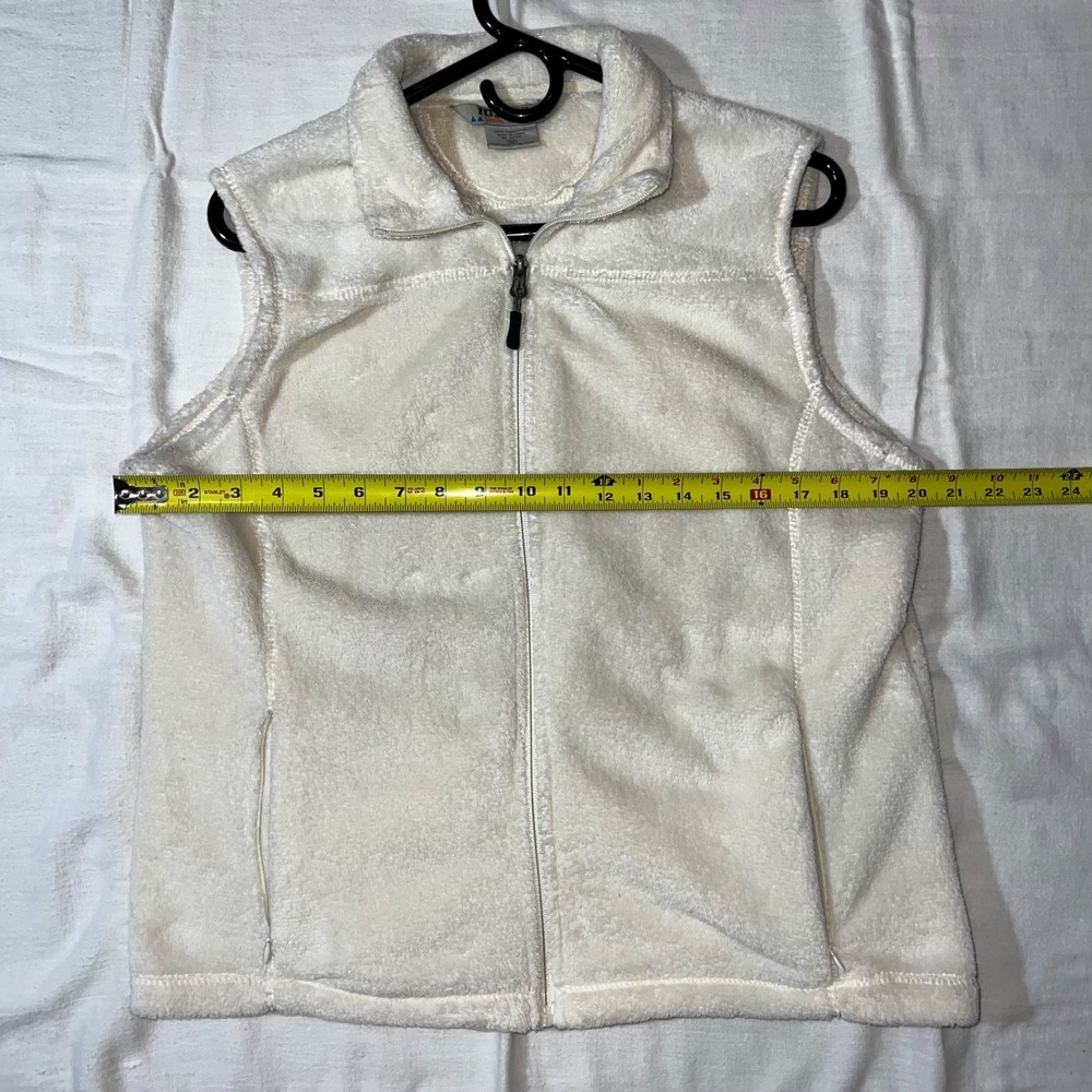 Womens Destination 10000 ft Above Sea Level Full Zip Vest. Size M White - Picture 7 of 11